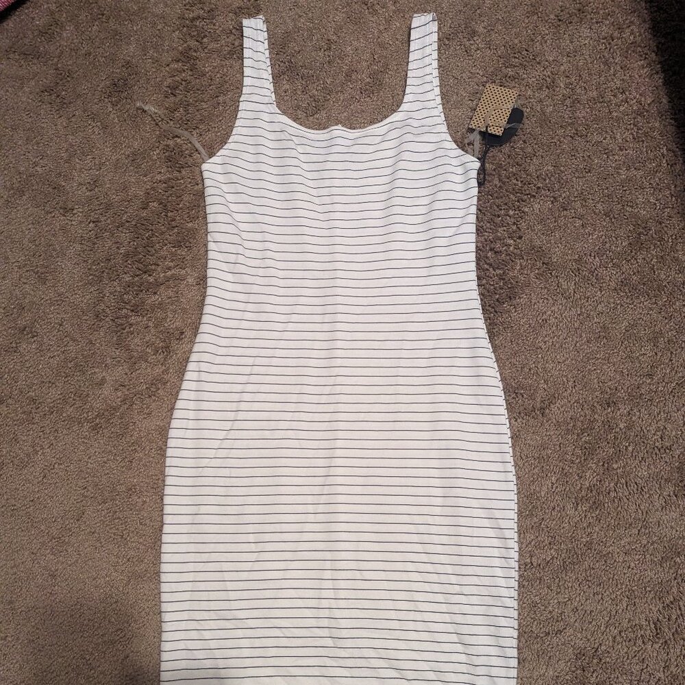 Stripped Bodycon Dress